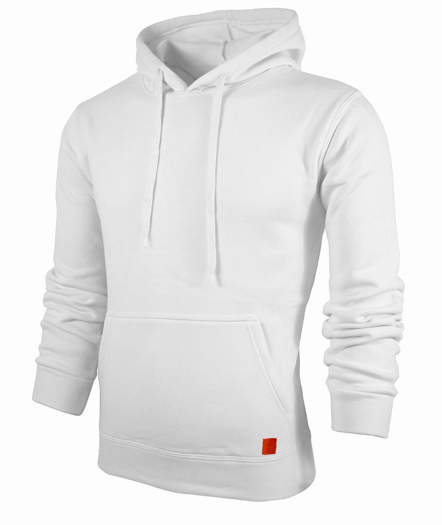 Men's Fall Winter Multi-Color Pullover Hoodie Sweatshirt Polyester Custom Logo Long Length with Hood Plain Pattern  Supply