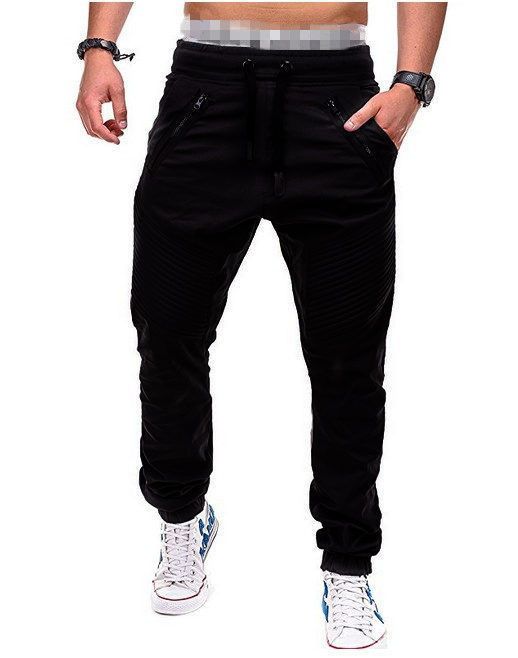 High Quality Men's Sport Jogger Pants New Fashion Casual Cargo Trousers Zipper Pockets Wholesale Woven Fabric Flat Front Style Casual