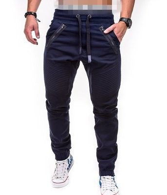 High Quality Men's Sport Jogger Pants New Fashion Casual Cargo Trousers Zipper Pockets Wholesale Woven Fabric Flat Front Style Casual