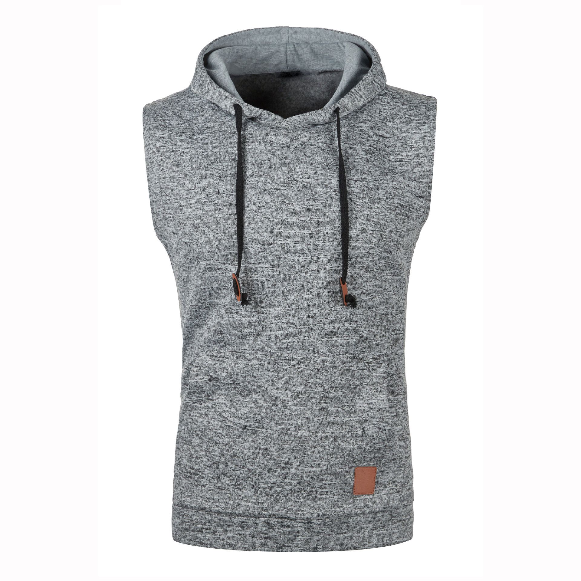 Best price for Mens Gym Sleeveless Hoodie Tank Tops Hooded Vest T-Shirt ...