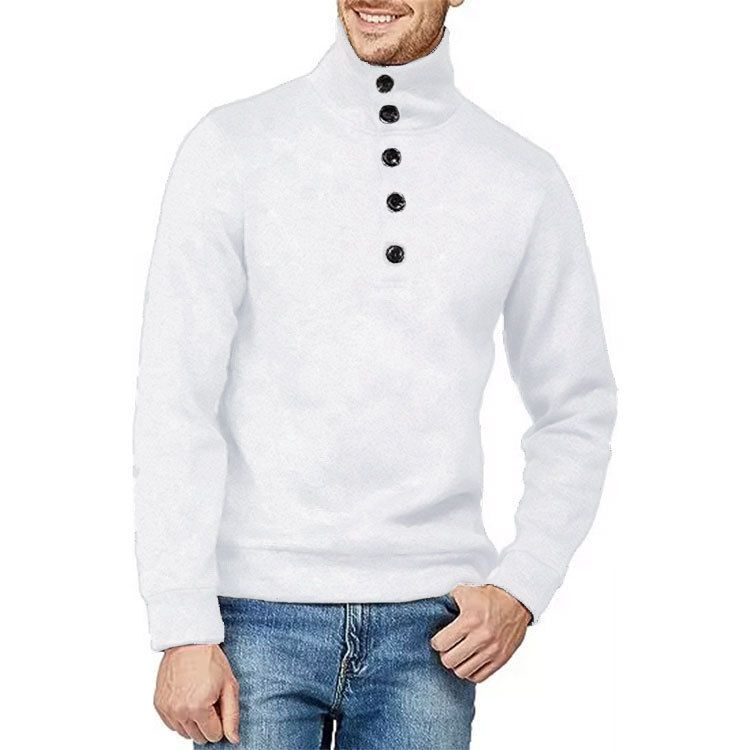 Men's half cardigan Autumn and winter Korea loose thin cashmere sweater casual jumper long sleeve embroidered  sweater
