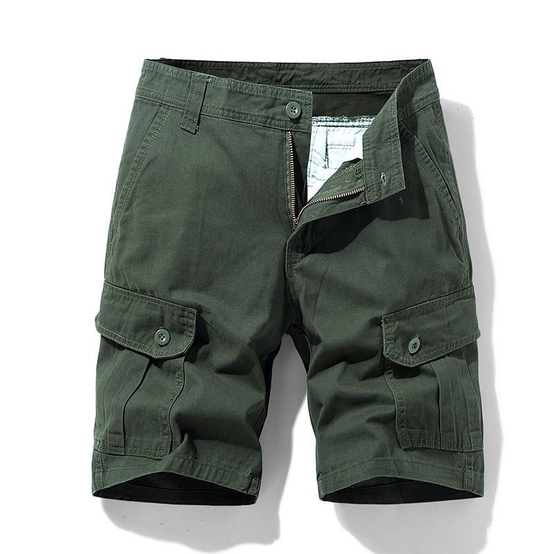 Wholesales Washed Bermuda Chino Plus Size Men's Clothing Cargo Shorts with Side Pockets Shorts
