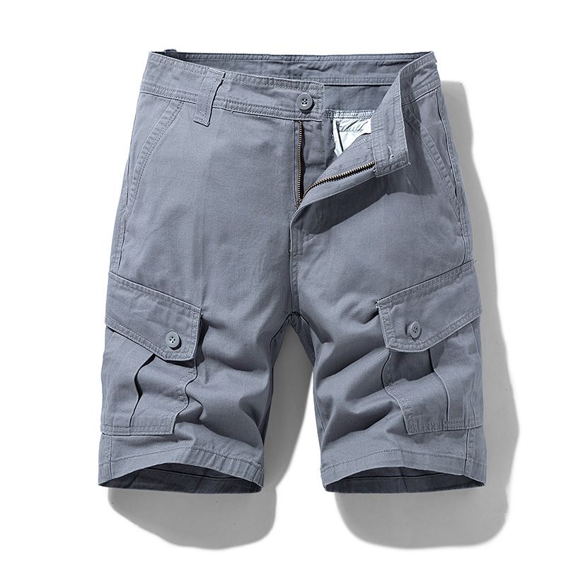 Wholesales Washed Bermuda Chino Plus Size Men's Clothing Cargo Shorts with Side Pockets Shorts