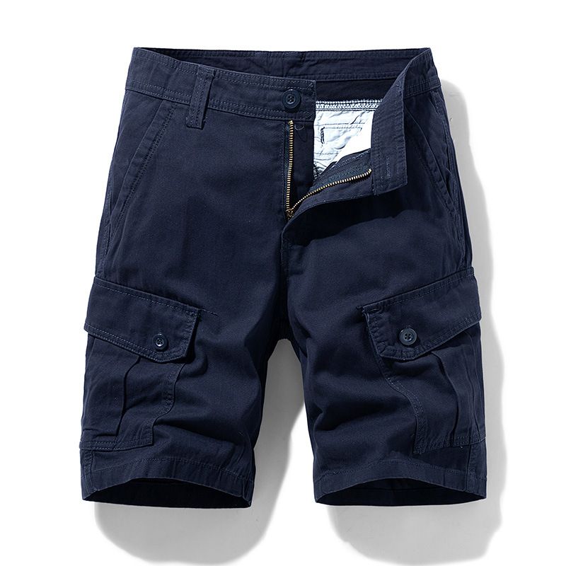 Wholesales Washed Bermuda Chino Plus Size Men's Clothing Cargo Shorts with Side Pockets Shorts