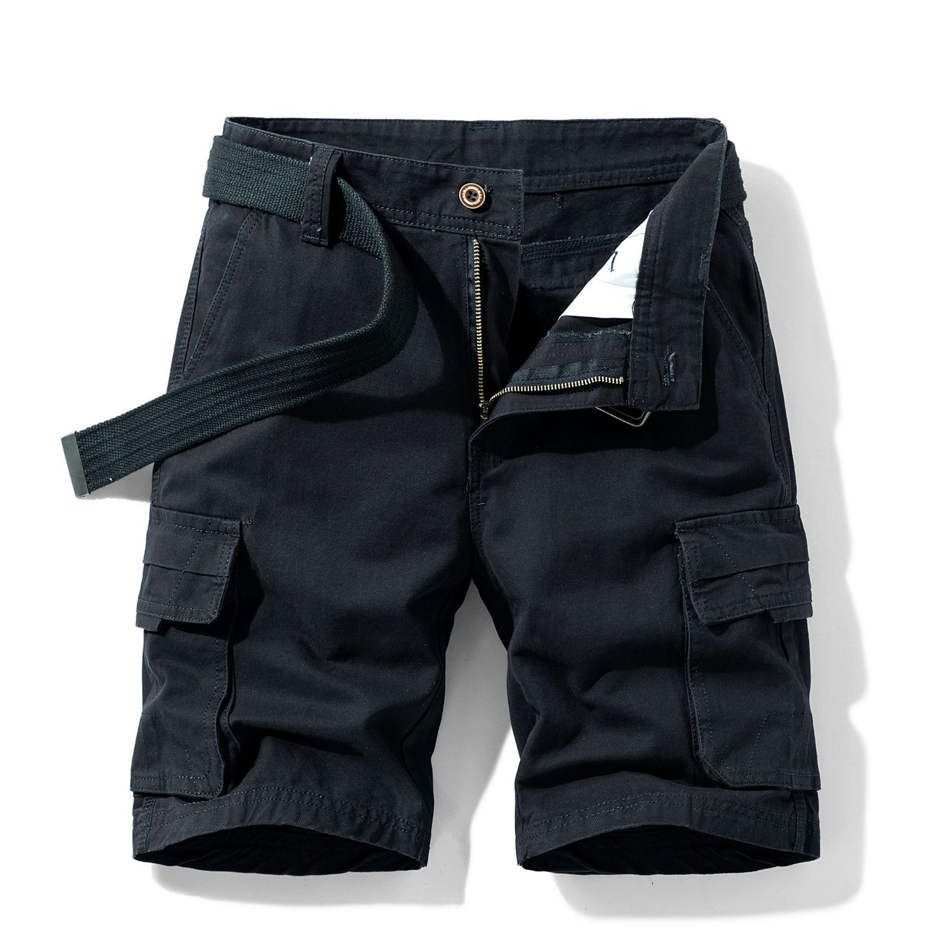 High Quality Cargo Shorts For Men Pockets Cargo Shorts Men Streetwear Men Cargo Shorts Cotton  Casual