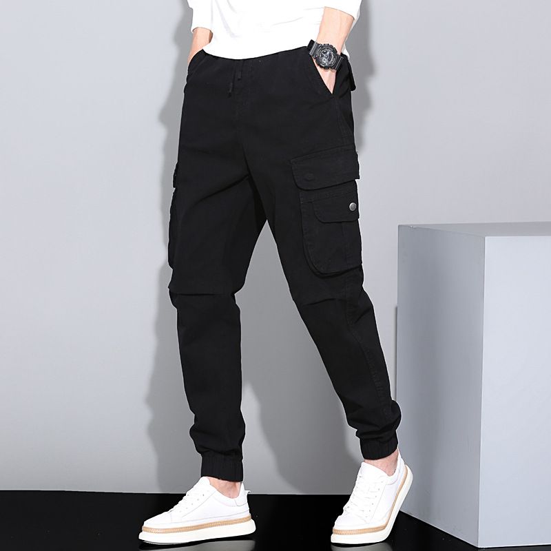 Hot Sale New Design Cargo Pants Men Fashionk Fitness Trousers Streetwear Sweatpants Joggers Men Cargo Pants  Casual