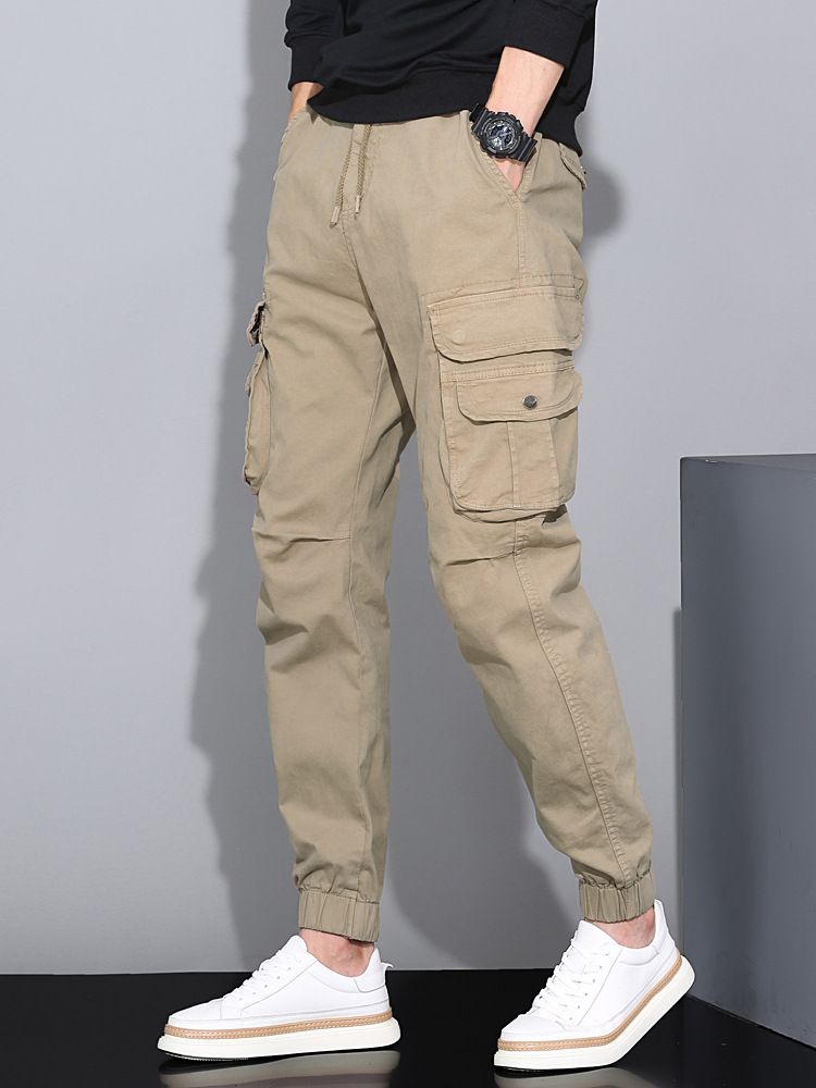 Hot Sale New Design Cargo Pants Men Fashionk Fitness Trousers Streetwear Sweatpants Joggers Men Cargo Pants  Casual