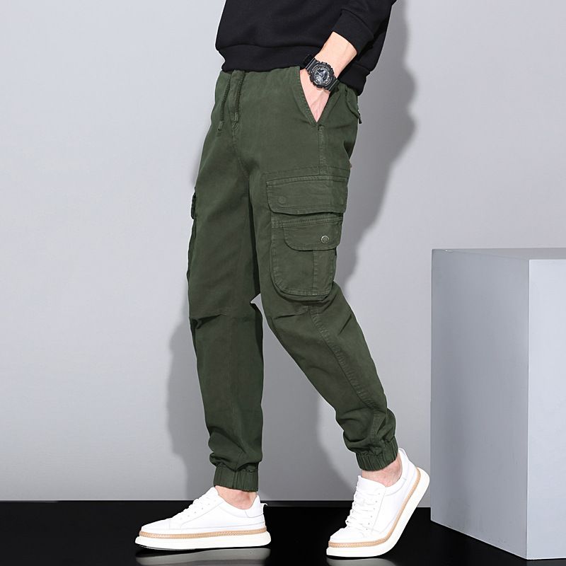 Hot Sale New Design Cargo Pants Men Fashionk Fitness Trousers Streetwear Sweatpants Joggers Men Cargo Pants  Casual