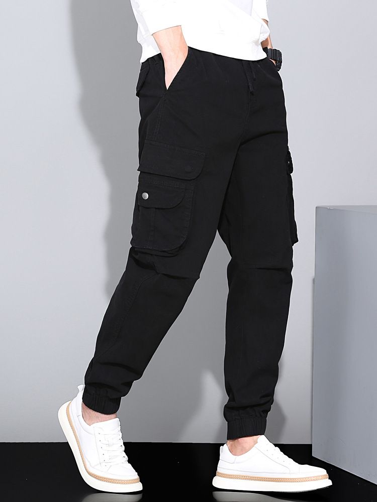 Hot Sale New Design Cargo Pants Men Fashionk Fitness Trousers Streetwear Sweatpants Joggers Men Cargo Pants  Casual