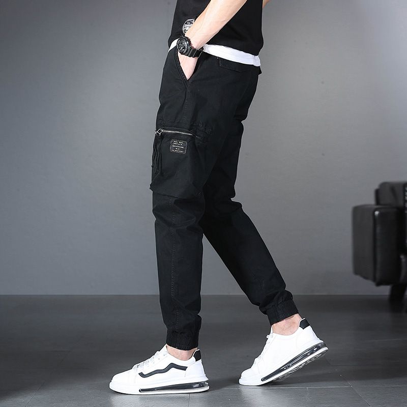 Loose Casual Pants Plus Size Outdoor Work Trousers Multiple Pockets Cargo Pants Casual
