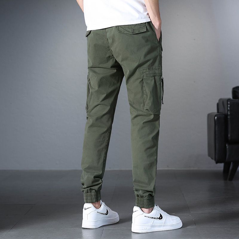 Loose Casual Pants Plus Size Outdoor Work Trousers Multiple Pockets Cargo Pants Casual