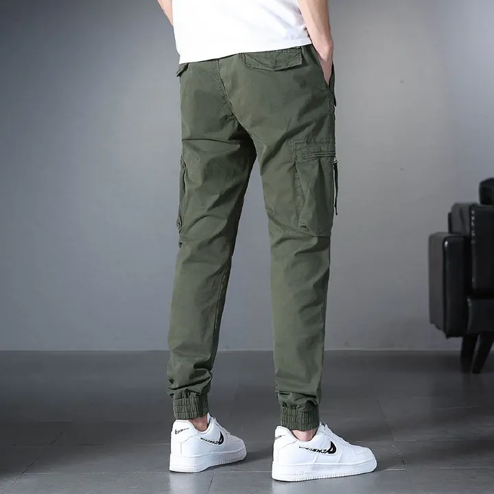 Loose Casual Pants Plus Size Outdoor Work Trousers Multiple Pockets Cargo Pants Casual
