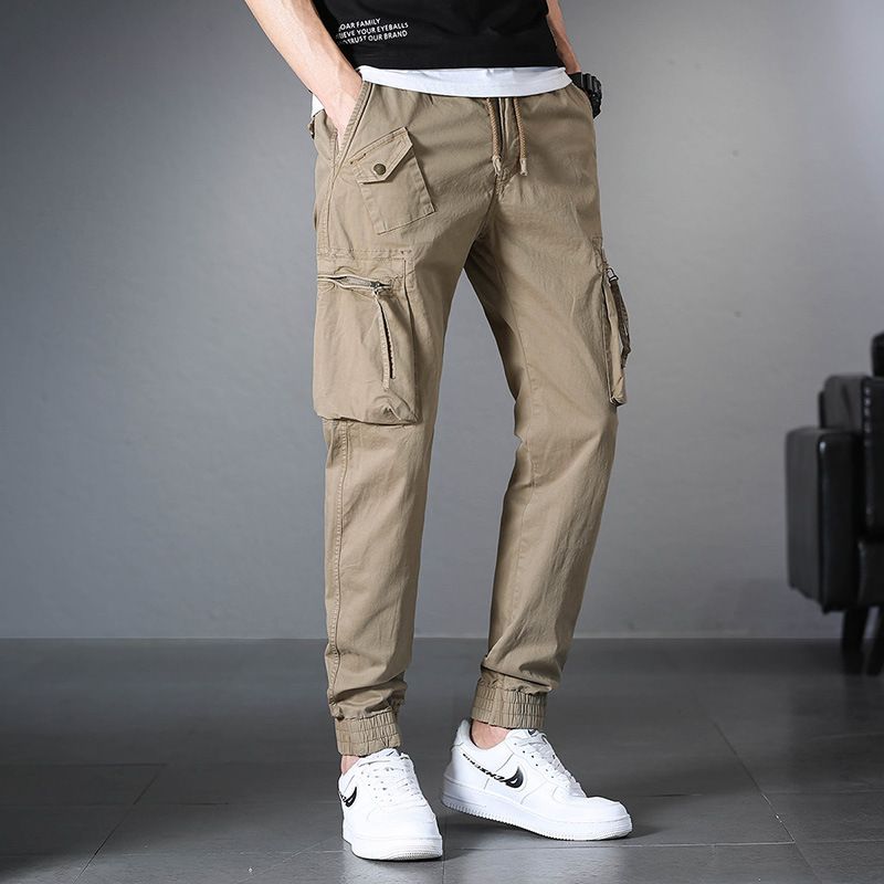 Loose Casual Pants Plus Size Outdoor Work Trousers Multiple Pockets Cargo Pants Casual