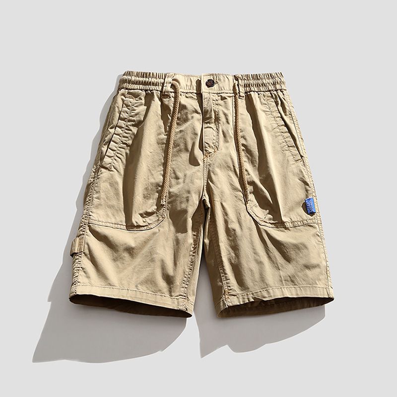 Summer Shorts Mens Cargo Pants Shorts With Pockets Custom Lace-up Design Camouflage Cotton Fabric Casual Wholesale Shorts