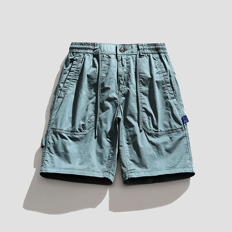 Summer Shorts Mens Cargo Pants Shorts With Pockets Custom Lace-up Design Camouflage Cotton Fabric Casual Wholesale Shorts