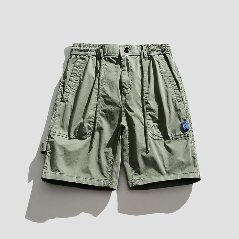 Summer Shorts Mens Cargo Pants Shorts With Pockets Custom Lace-up Design Camouflage Cotton Fabric Casual Wholesale Shorts