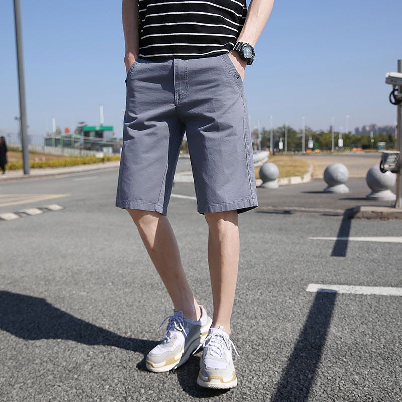Hot Sale Vintage Chino Shorts Men High Quality Cotton Custom Cargo Shorts Slim Fit Casual Bermuda Shorts Men Shorts