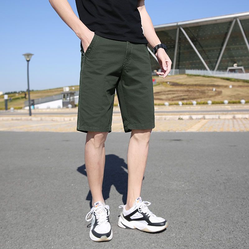 Hot Sale Vintage Chino Shorts Men High Quality Cotton Custom Cargo Shorts Slim Fit Casual Bermuda Shorts Men Shorts