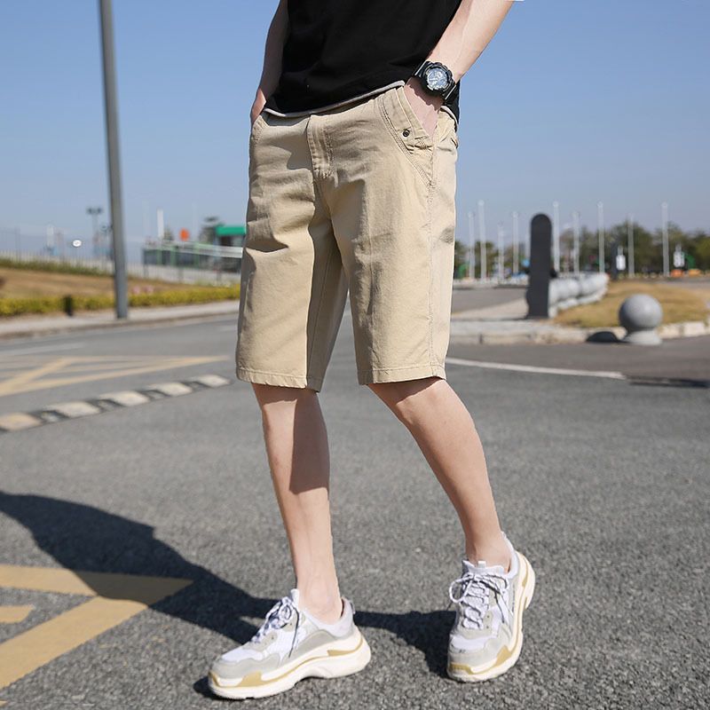 Hot Sale Vintage Chino Shorts Men High Quality Cotton Custom Cargo Shorts Slim Fit Casual Bermuda Shorts Men Shorts