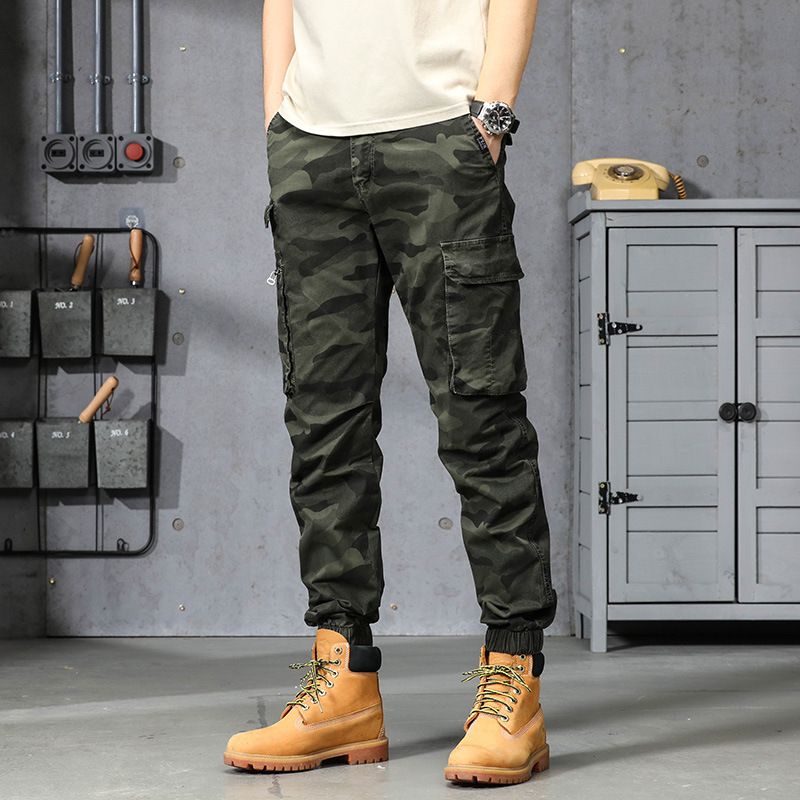 Cargo Pants Men Fashion Summer Black Fitness Tactical Trousers Streetwear Sweatpants Joggers Men Cargo Pants   Casual