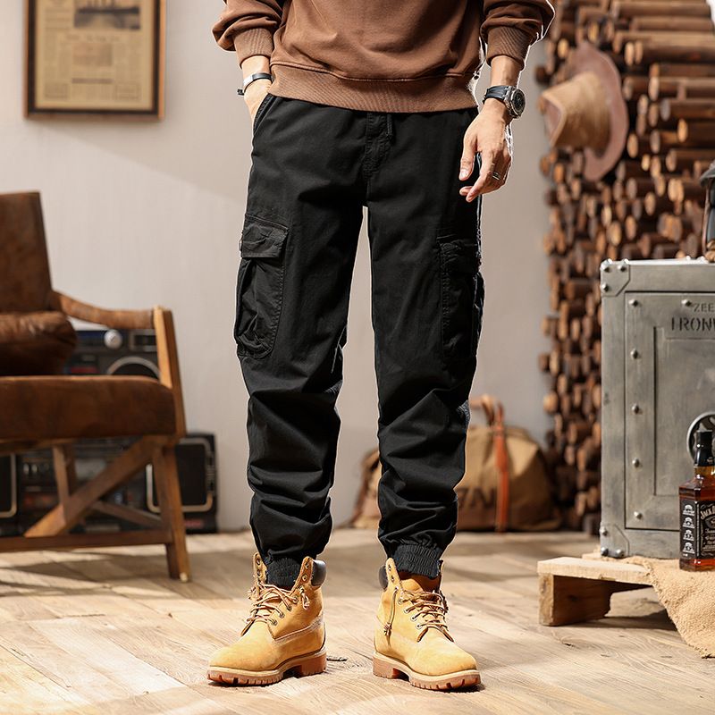 Hot Sale Men's Cotton Polyester Cargo Trousers Workwear Pants Latest Designs Men's Trending Cargo Pants Casual