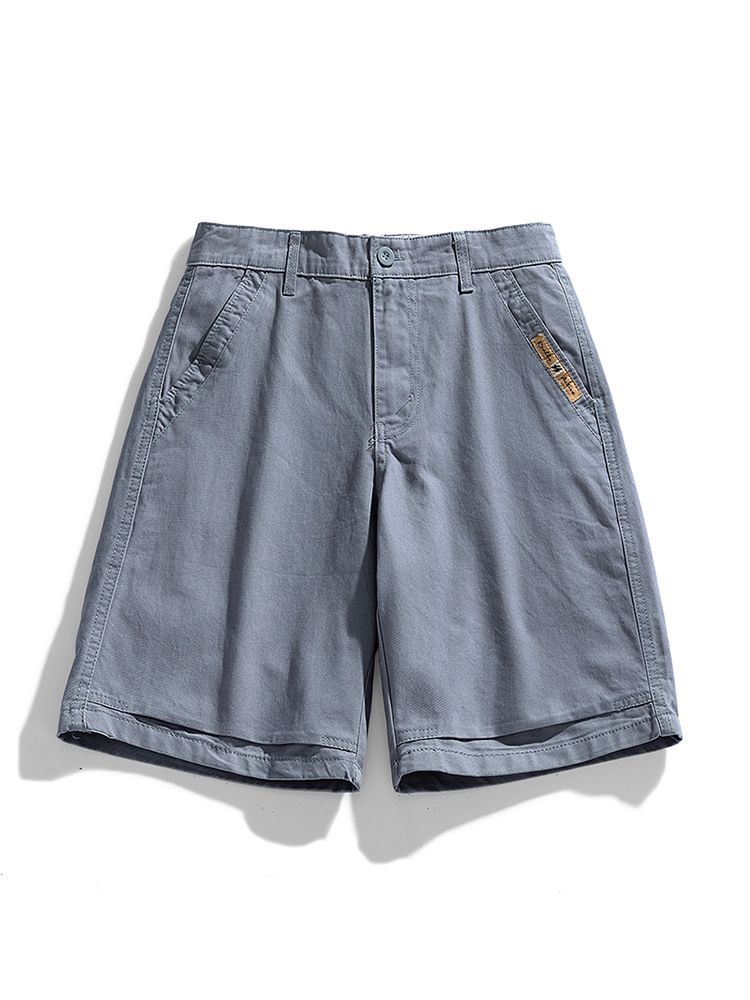 Wholesale Men's Summer Bermuda Shorts Mens Blank Above Knee Short Pants Man Casual Fashion 3 Length Trousers Clothes  Shorts