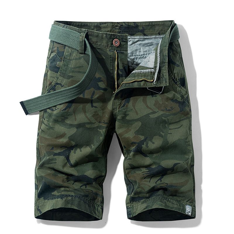 Camouflage Loose Cargo Shorts Men Summer Camo Short Pants Home Cargo Shorts Casual Tactical Shorts