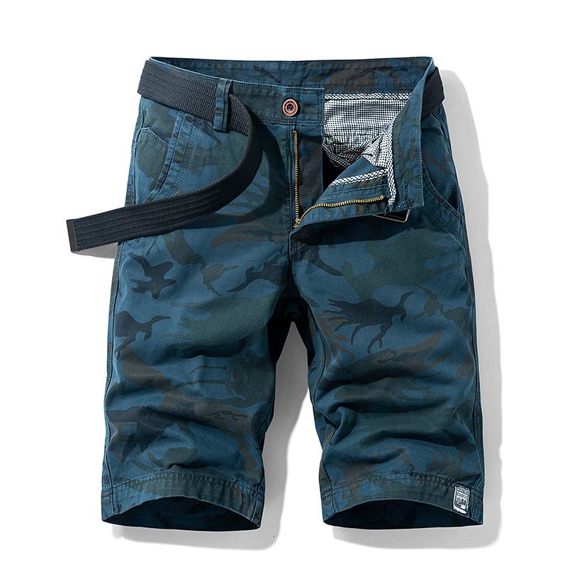 Camouflage Loose Cargo Shorts Men Summer Camo Short Pants Home Cargo Shorts Casual Tactical Shorts