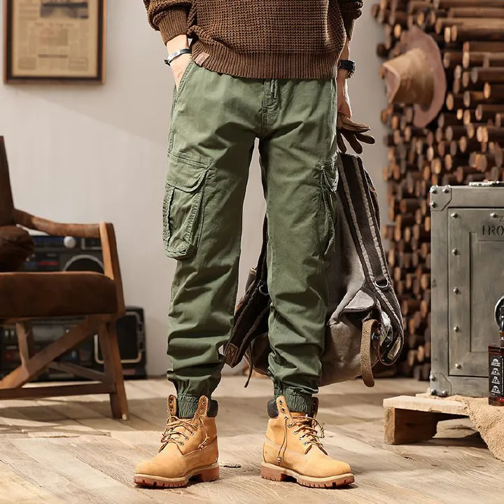 New Style Men's Cargo Pants & Trousers Custom Print Baggy Cargo Pants Men Casual