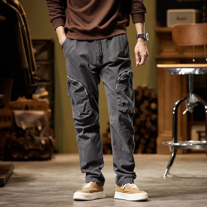 New Style Men's Cargo Pants & Trousers Custom Print Baggy Cargo Pants Men Casual