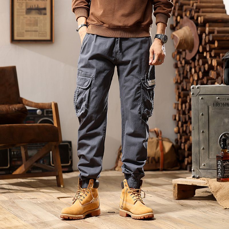 New Style Men's Cargo Pants & Trousers Custom Print Baggy Cargo Pants Men Casual