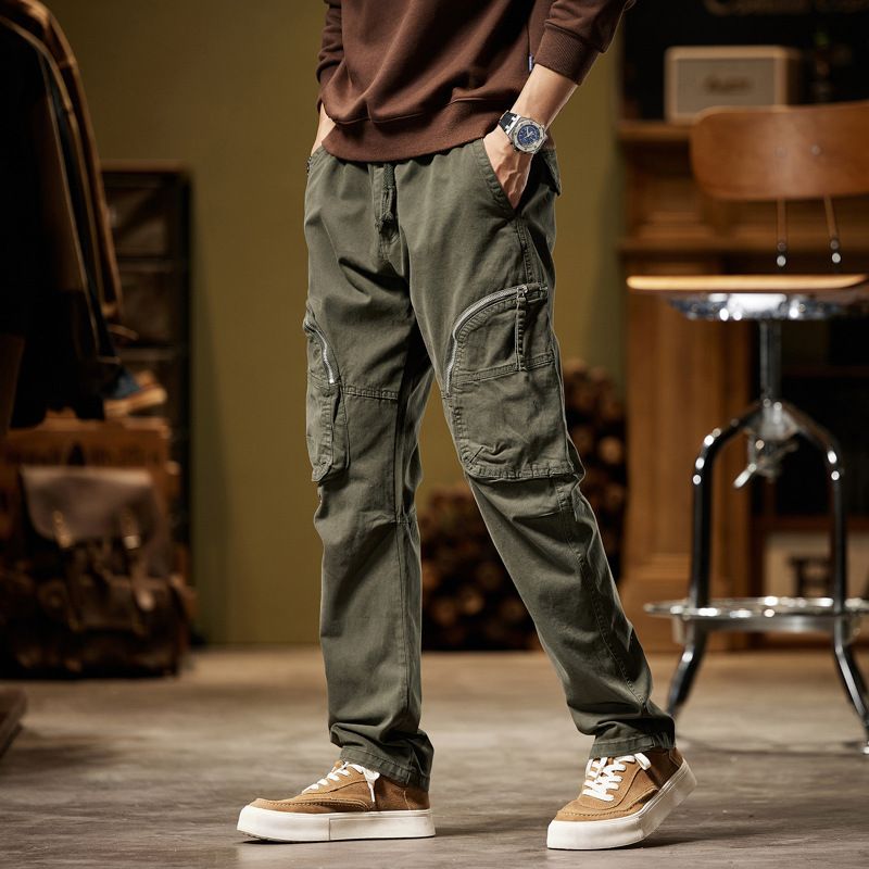 New Style Men's Cargo Pants & Trousers Custom Print Baggy Cargo Pants Men Casual