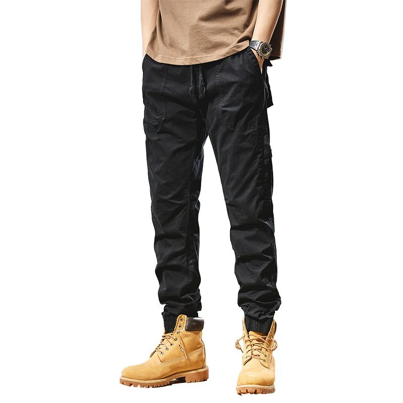 Cargo Pants Outdoor Winter Wear Men's Fleece-lined Tactical Multiple Pockets Multiple Pocket Cargo Pants Casual