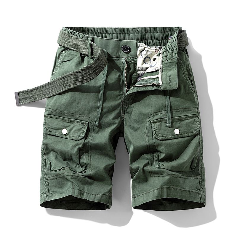 Summer Men's Baggy Multi Pocket Cargo Shorts Male Cotton Mens Tactical Shorts Short Pants Shorts