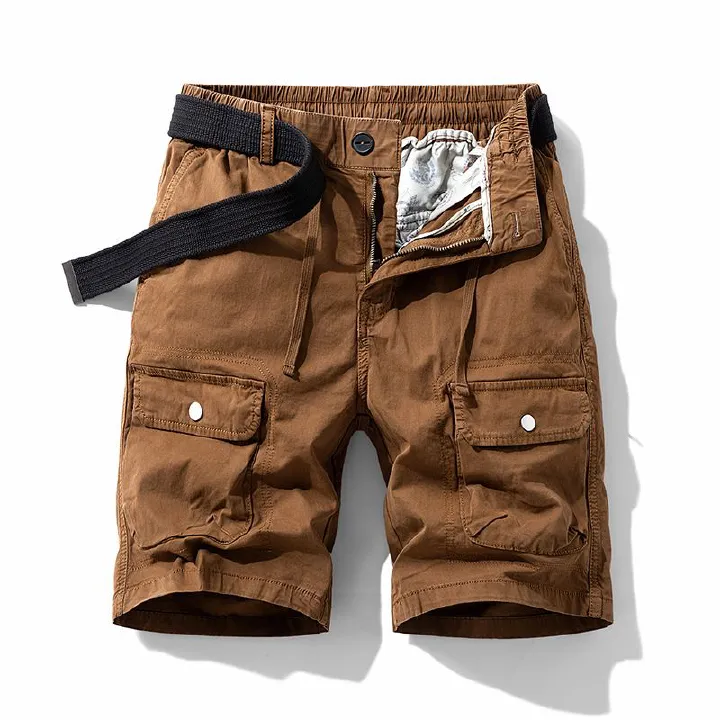 Summer Men's Baggy Multi Pocket Cargo Shorts Male Cotton Mens Tactical Shorts Short Pants Shorts