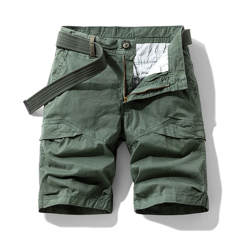 Wholesale summer men's cargo  shorts Men's short pants Straight leg multi-pocket casual pants for men Shorts