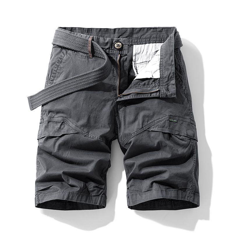 Wholesale summer men's cargo  shorts Men's short pants Straight leg multi-pocket casual pants for men Shorts