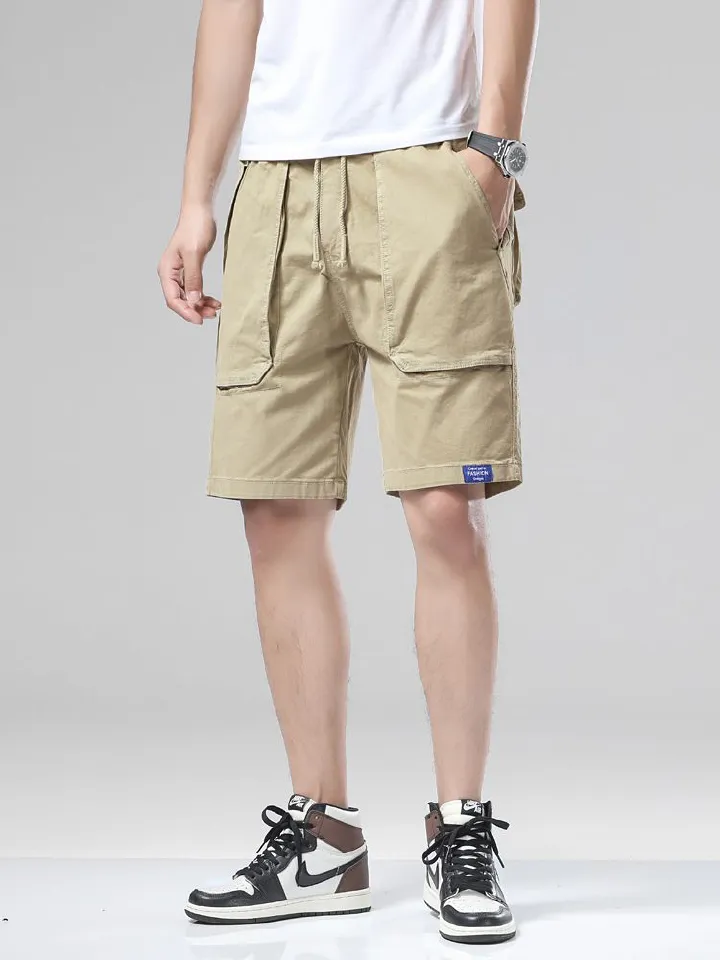T shirt match simple Mens casual trousers easy to match with T shirts, Simple to Match with T shirts Shorts