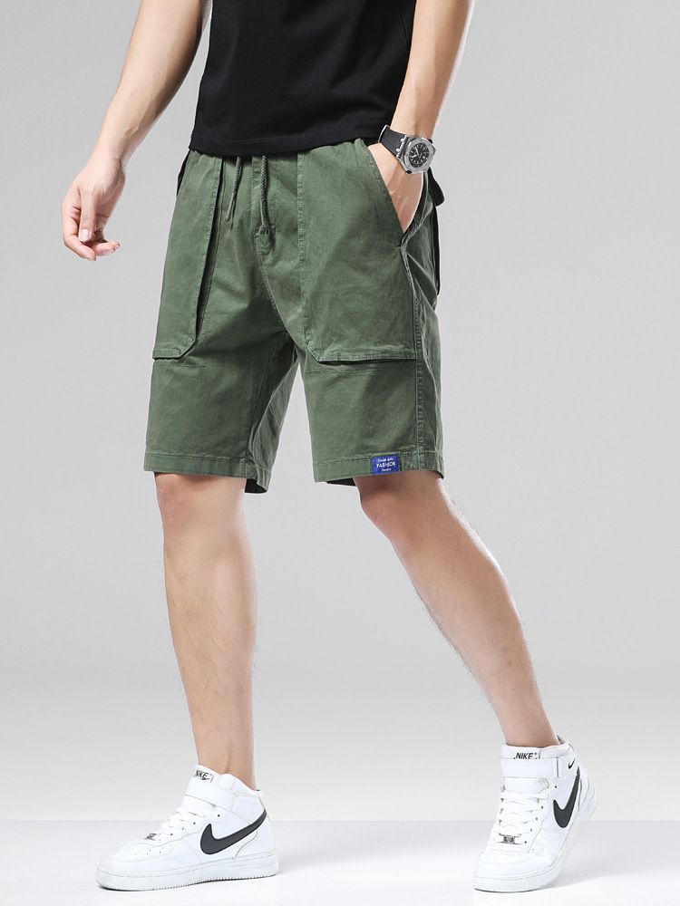 T shirt match simple Mens casual trousers easy to match with T shirts, Simple to Match with T shirts Shorts