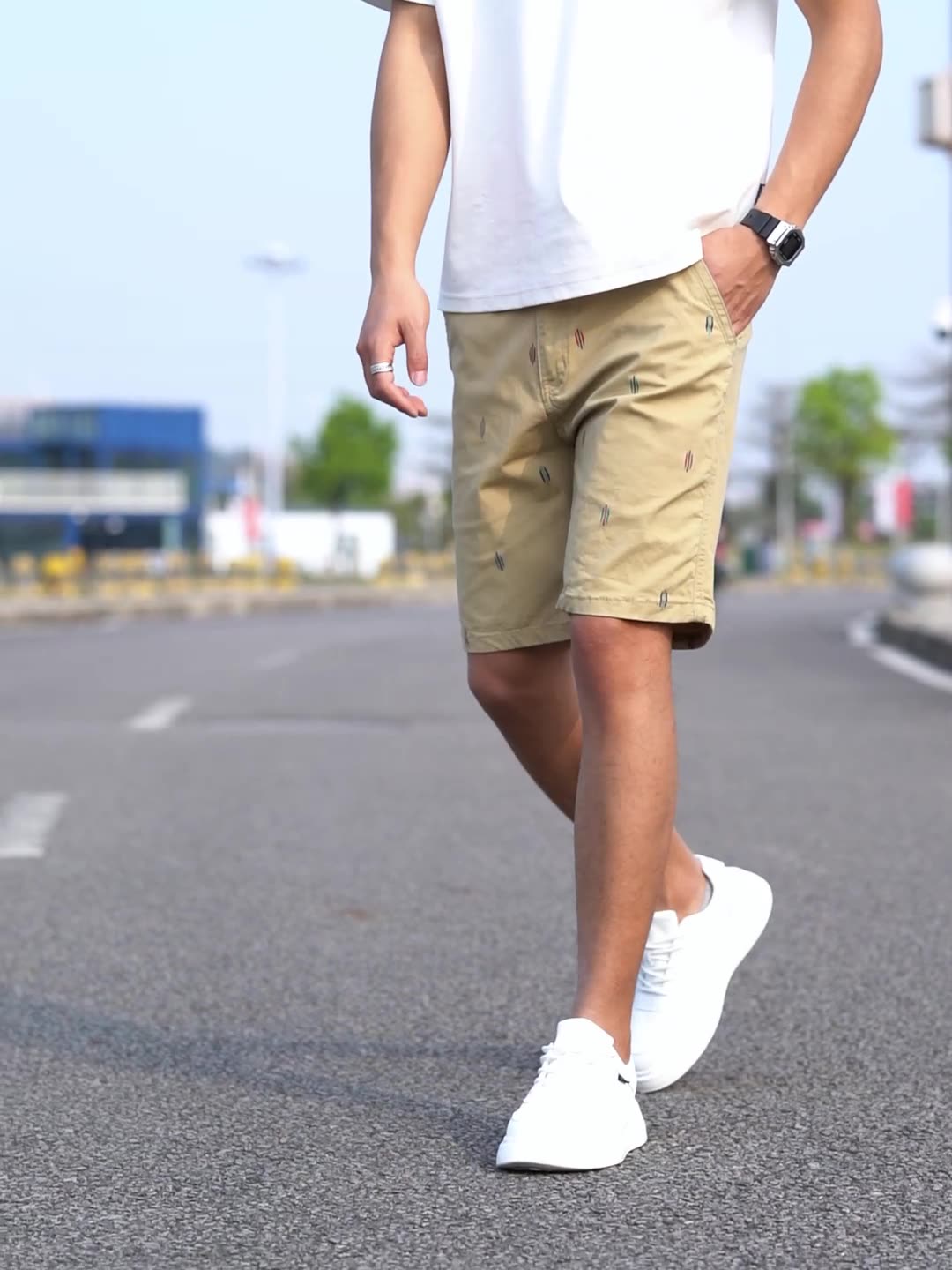 Custom Summer Lightweight Men's Short Wig Multi Pockets Casual Cargo Shorts Men Casual