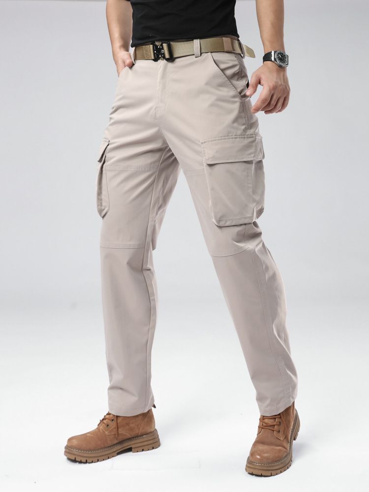 Customized Multi-Pockets Rip-stops Cargo Pants  Men's Trousers Full Length Tactical Outdoor Hiking Pants Cargo Trousers Casual