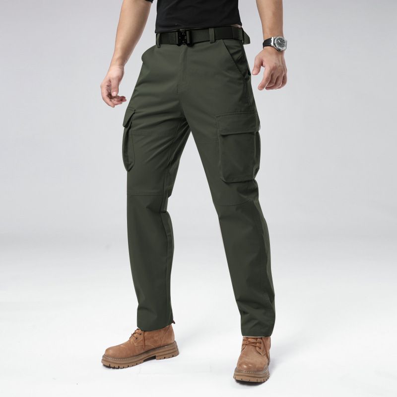 Customized Multi-Pockets Rip-stops Cargo Pants  Men's Trousers Full Length Tactical Outdoor Hiking Pants Cargo Trousers Casual
