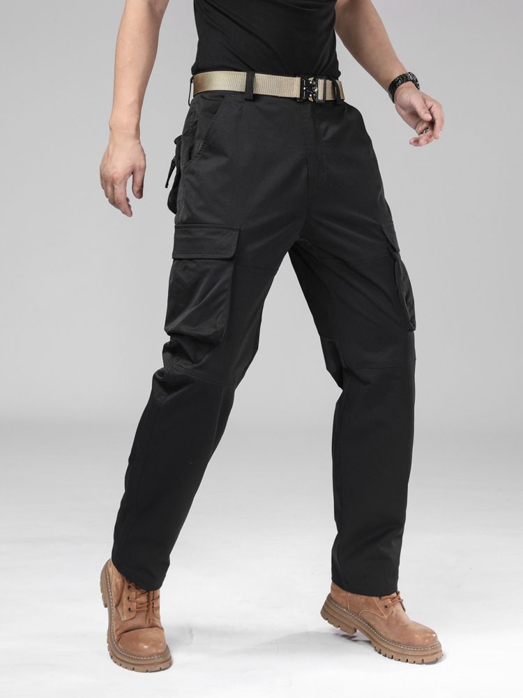 Customized Multi-Pockets Rip-stops Cargo Pants  Men's Trousers Full Length Tactical Outdoor Hiking Pants Cargo Trousers Casual