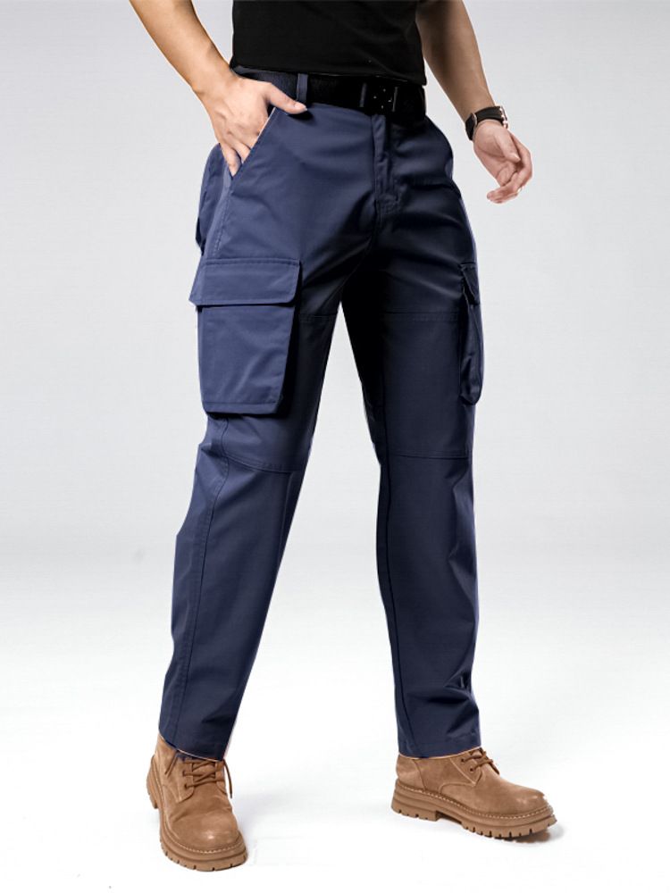 Customized Multi-Pockets Rip-stops Cargo Pants  Men's Trousers Full Length Tactical Outdoor Hiking Pants Cargo Trousers Casual