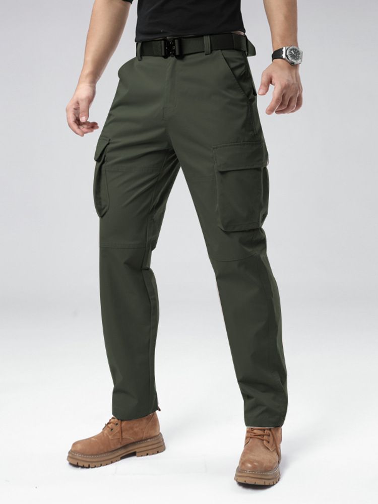 Customized Multi-Pockets Rip-stops Cargo Pants  Men's Trousers Full Length Tactical Outdoor Hiking Pants Cargo Trousers Casual