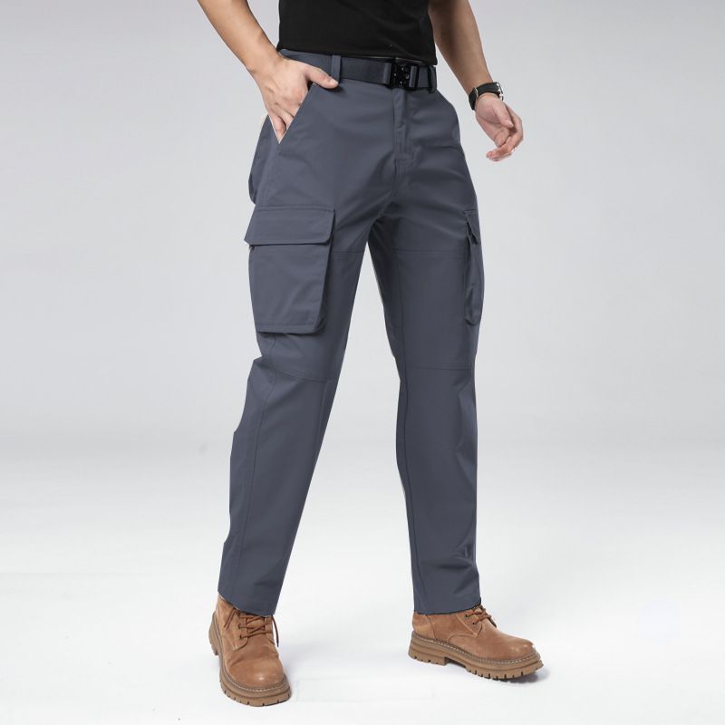 Customized Multi-Pockets Rip-stops Cargo Pants  Men's Trousers Full Length Tactical Outdoor Hiking Pants Cargo Trousers Casual