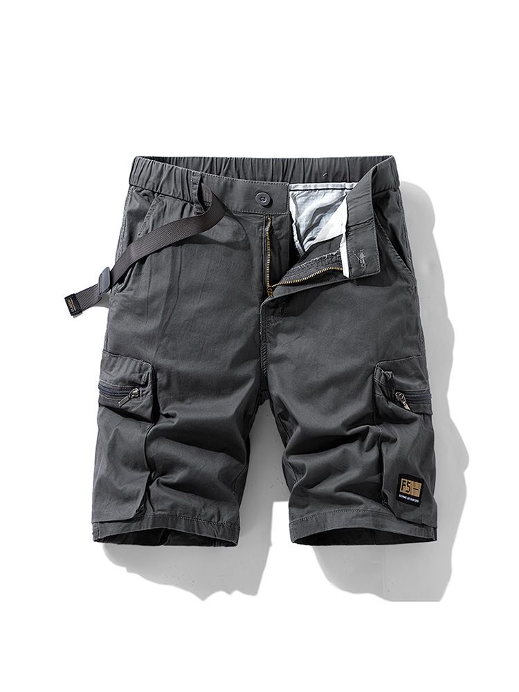 Custom Men's Jeans Cargo Shorts Big Side Pockets Boys Hip Hop Streetwear Polyester Woven Cargo Shorts jeans pant Casual