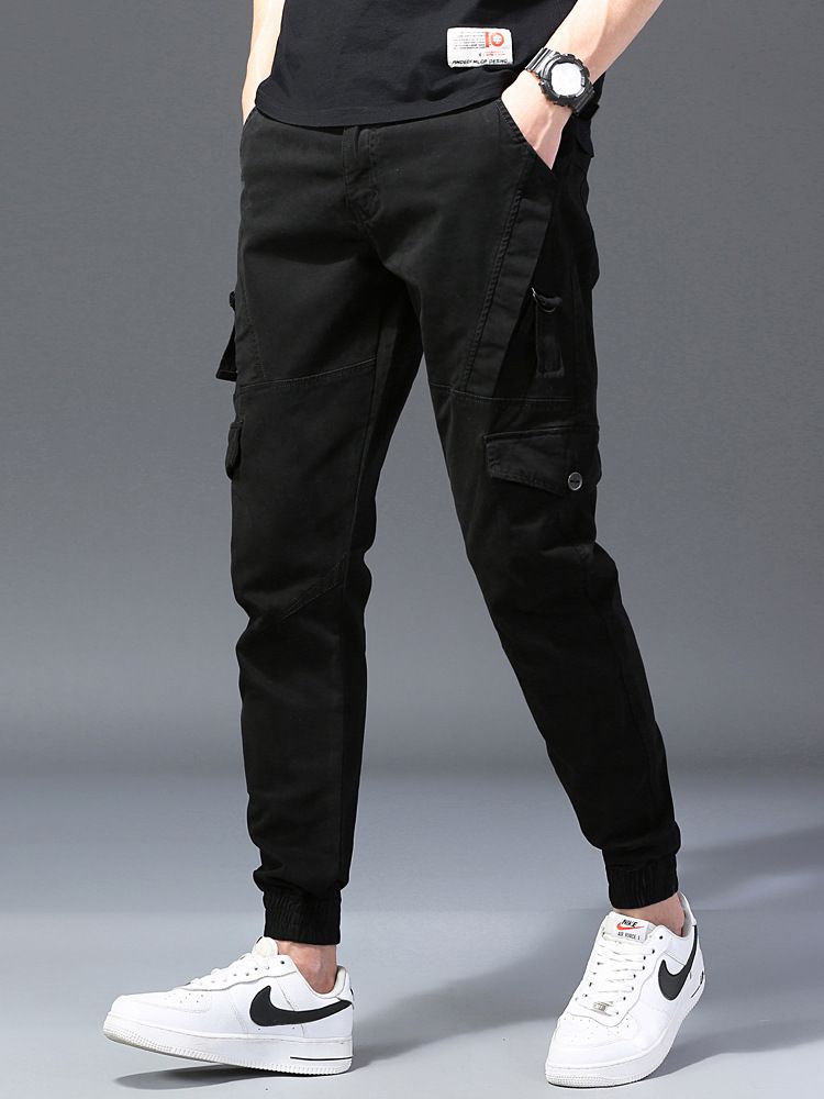 Outdoor Sports Tactical Trousers Multiple Pockets Casual Lightweight Work Hiking Sports Cargo Pants For Men Casual
