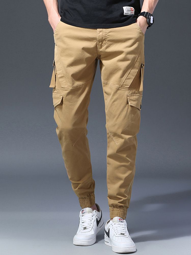 Outdoor Sports Tactical Trousers Multiple Pockets Casual Lightweight Work Hiking Sports Cargo Pants For Men Casual