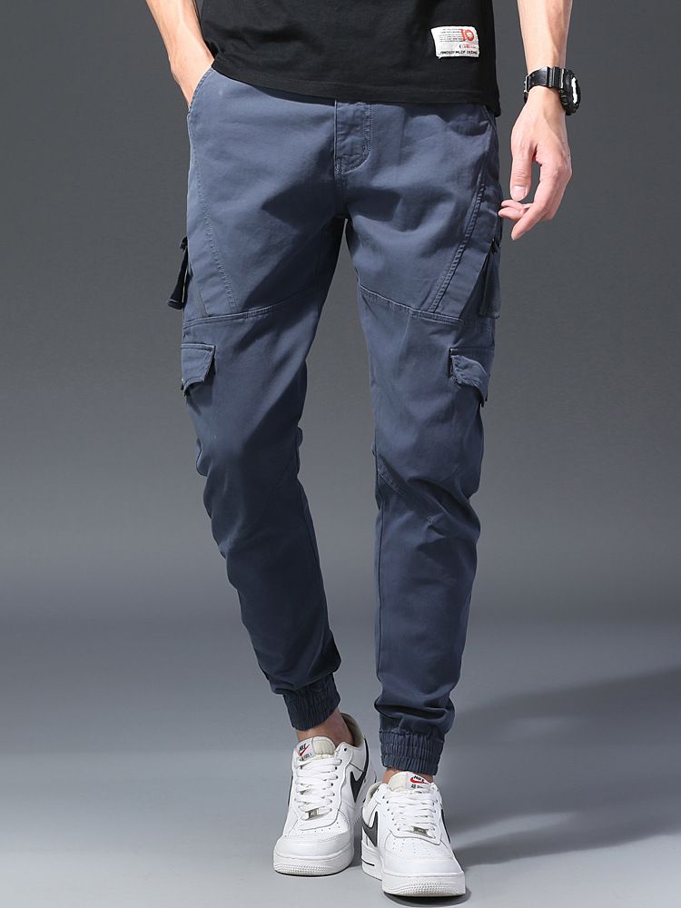 Outdoor Sports Tactical Trousers Multiple Pockets Casual Lightweight Work Hiking Sports Cargo Pants For Men Casual